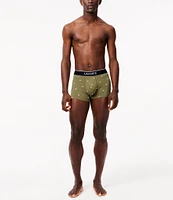 Lacoste Solid/Printed 2.7#double; Inseam Boxer Briefs 3-Pack