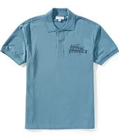 Lacoste Stamp Graphic Short Sleeve Polo Shirt