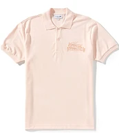 Lacoste Stamp Graphic Short Sleeve Polo Shirt