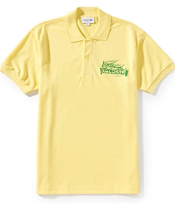 Lacoste Stamp Graphic Short Sleeve Polo Shirt