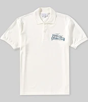 Lacoste Stamp Graphic Short Sleeve Polo Shirt