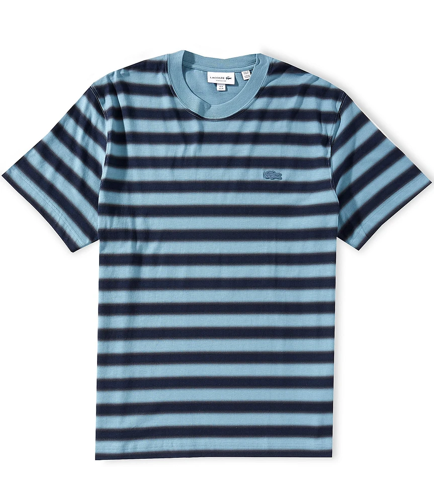 Lacoste Stripe Short Sleeve T-Shirt