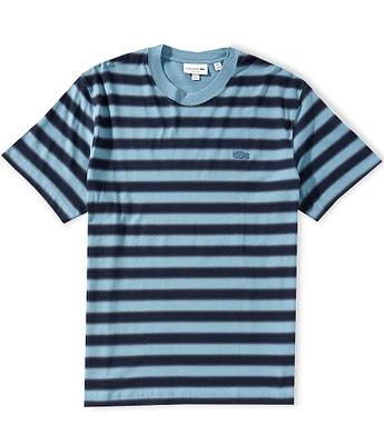 Lacoste Stripe Short Sleeve T-Shirt