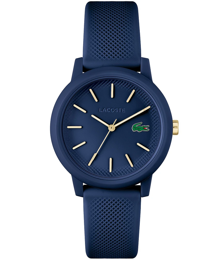 Lacoste Women's 12.12 Quartz Analog Navy Silicone Watch