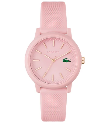 Lacoste Women's 12.12 Quartz Analog Pink Silicone Watch