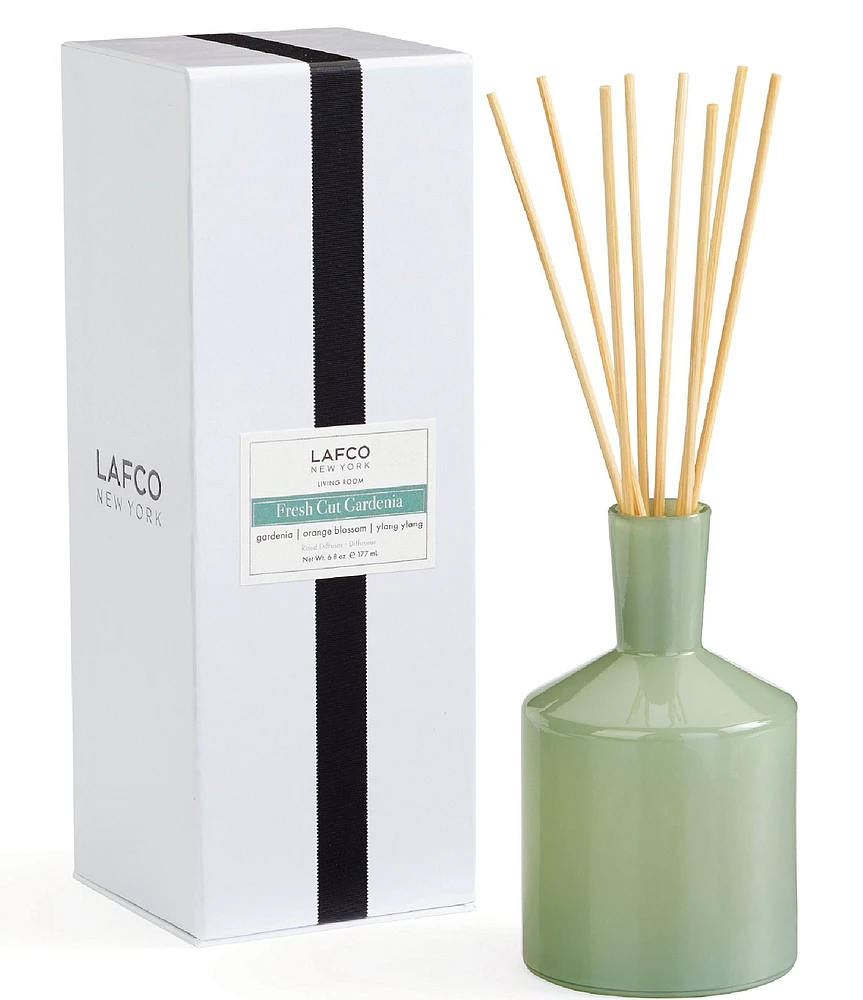 LAFCO New York Fresh Cut Gardenia Classic 6oz Reed Diffuser