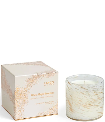 LAFCO New York Holiday White Maple Bourbon 15.5 oz. Signature Candle