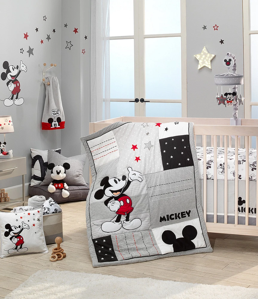 Lambs & Ivy Magical Mickey Mouse 3-Piece Nursey Crib Bedding Set