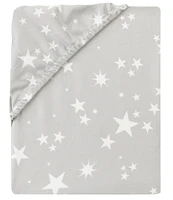 Lambs & Ivy Milky Way Collection Stars-Studded Cotton Fitted Crib Sheet