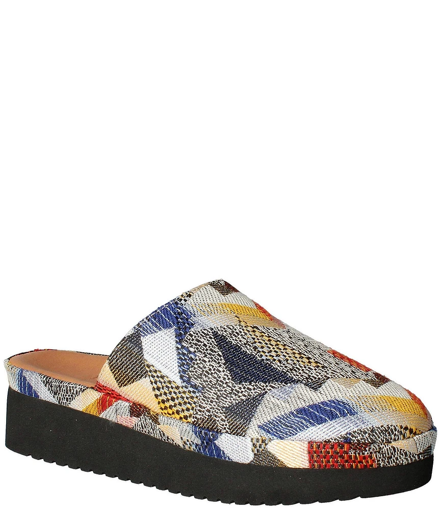 L'Amour Des Pieds Adelise Printed Mules