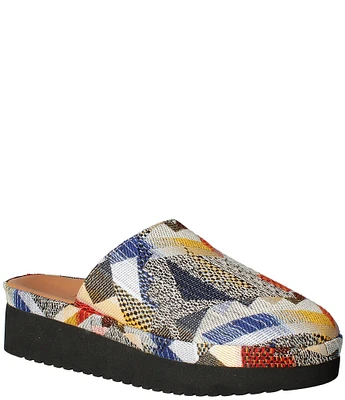 L'Amour Des Pieds Adelise Printed Mules