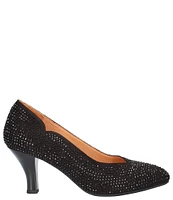 L'Amour Des Pieds Bamelle Rhinestone Suede Pumps