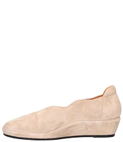 L'Amour Des Pieds Bellara Suede Wedge Slip-On Pumps