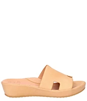 L'Amour Des Pieds Catiana Leather Platform Slide Sandals