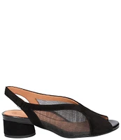 L'Amour Des Pieds Estefana Suede Mesh Sandals