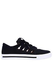 L'Amour Des Pieds Kanav Suede Cut-Out Sneakers