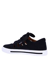 L'Amour Des Pieds Kanav Suede Cut-Out Sneakers