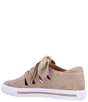 L'Amour Des Pieds Kanav Suede Cut-Out Sneakers