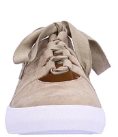 L'Amour Des Pieds Kanav Suede Cut-Out Sneakers