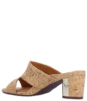 L'Amour Des Pieds Melena Cork Dress Slides