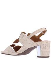 L'Amour Des Pieds Mitria Cork Slingback Sandals