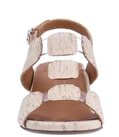 L'Amour Des Pieds Mitria Cork Slingback Sandals