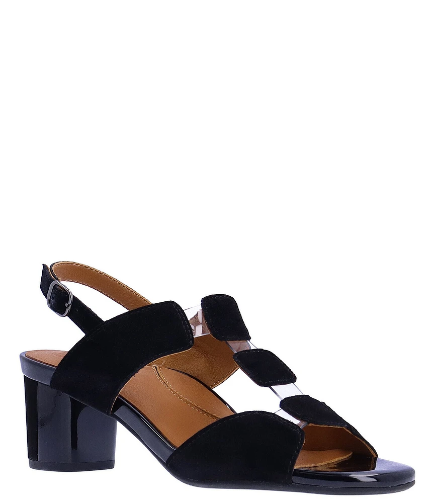 L'Amour Des Pieds Mitria Suede Slingback Sandals