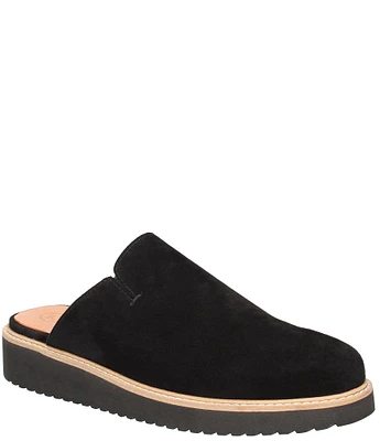 L'Amour Des Pieds Yaren Suede Clogs