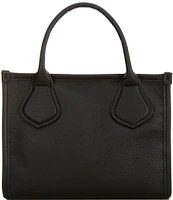 LANCEL JOUR DE LANCEL Small Logo Leather Tote Bag