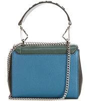 LANCEL Ninon de Lancel Small Colorblock Leather Crossbody Bag