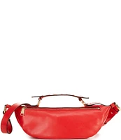 LANCEL Origami de Lancel Small Kiss Red Crossbody Bag