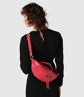 LANCEL Origami de Lancel Small Kiss Red Crossbody Bag