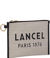 LANCEL Summer Zip Gold Hardware Coin Purse