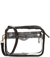 Landry Clear Camera Gold Hardware Crossbody Bag