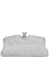 Landry Crystal Mesh Frame Clutch