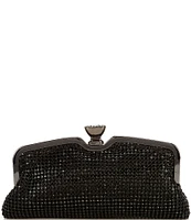 Landry Crystal Mesh Frame Clutch