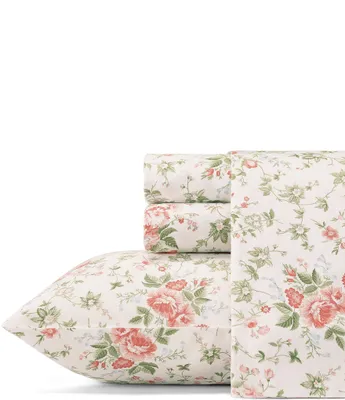 Laura Ashley 300-Thread Count Lilian Sheet Set