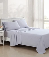 Laura Ashley 800-Thread Count Solid Sateen Sheet Set