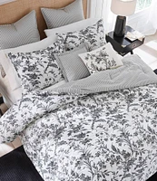 Laura Ashley Amberley Floral Toile Comforter Bonus Set