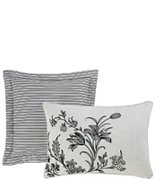 Laura Ashley Amberley Floral Toile Comforter Bonus Set