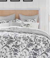 Laura Ashley Amberley Floral Toile Comforter Bonus Set