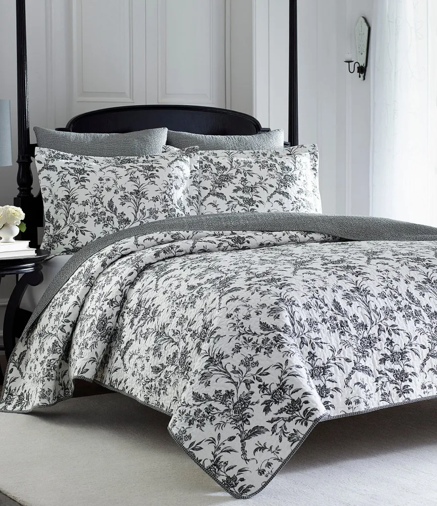 Laura Ashley Amberley Floral Reversible Quilt Mini Set