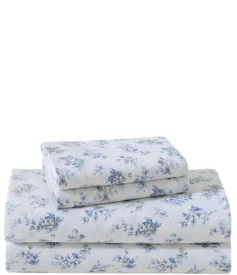 Laura Ashley Audrey Cotton Flannel Sheet Set