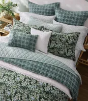 Laura Ashley Bramble Floral 7-Piece Reversible Duvet Cover & Sham Bonus Set