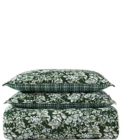 Laura Ashley Bramble Floral 7-Piece Reversible Duvet Cover & Sham Bonus Set