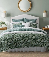 Laura Ashley Bramble Floral 7-Piece Reversible Duvet Cover & Sham Bonus Set