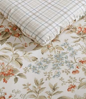 Laura Ashley Bramble Floral Cotton Reversible Comforter Mini Set