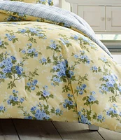 Laura Ashley Cassidy Floral Comforter and Pillow Set