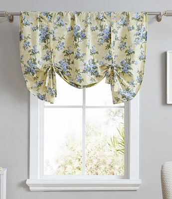 Laura Ashley Cassidy Floral Tie Up Designer Window Valance