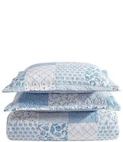 Laura Ashley Colleens Coastal Patchwork Mini Quilt Set